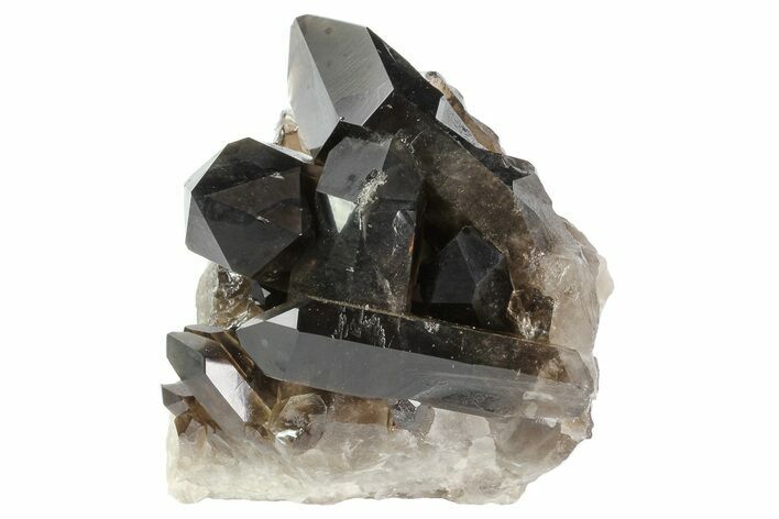 Dark Smoky Quartz Crystals - Brazil #80177